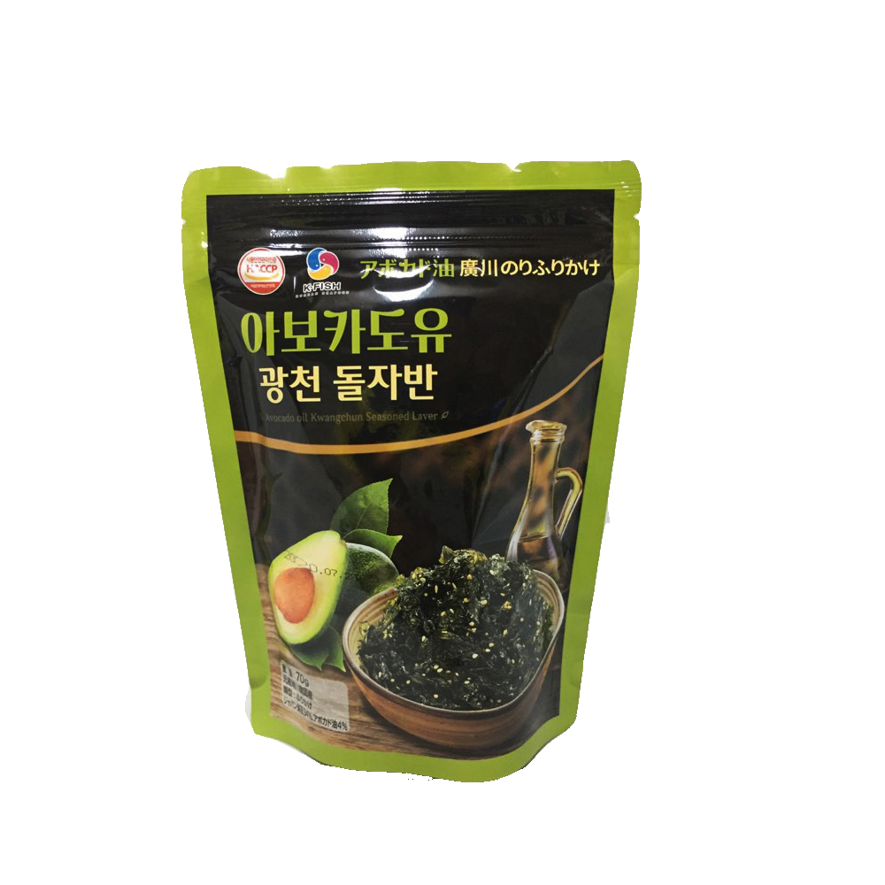 AVOCADO OIL SOLMOI KWANGCHUN SEASONED LAVER_70g
